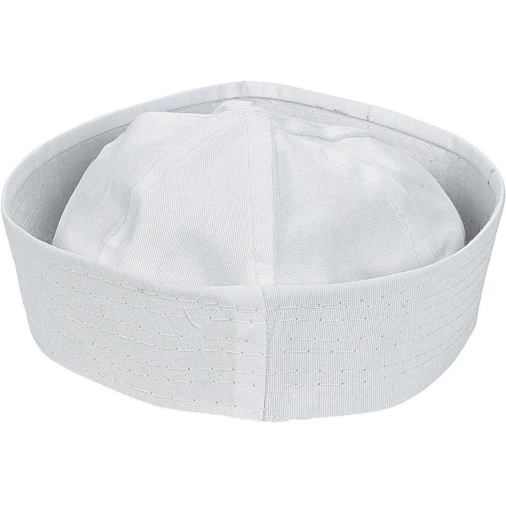 NWT BUNDLE OF 12 WHITE SAILOR HATS NAUTICAL HAT GOB HAT YACHT SAILOR ARTS CRAFTS